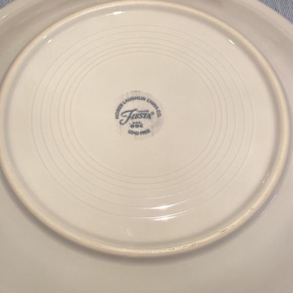 Fiestaware Quattro 10 1/2 inch plate. 4 retired colors - Picture 3 of 5